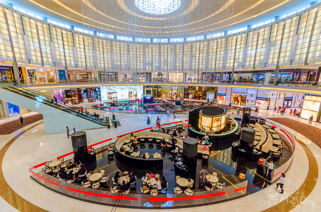 Dubai Mall, największe na świecie cetrum handlowe pod względem powierzchni
