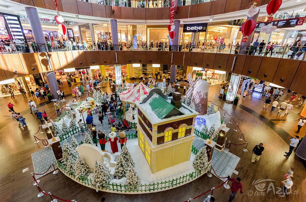 Dubai Mall, największe na świecie cetrum handlowe pod względem powierzchni