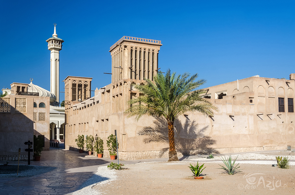 Zabudowania "historycznej" dzielnicy Al Fahidi