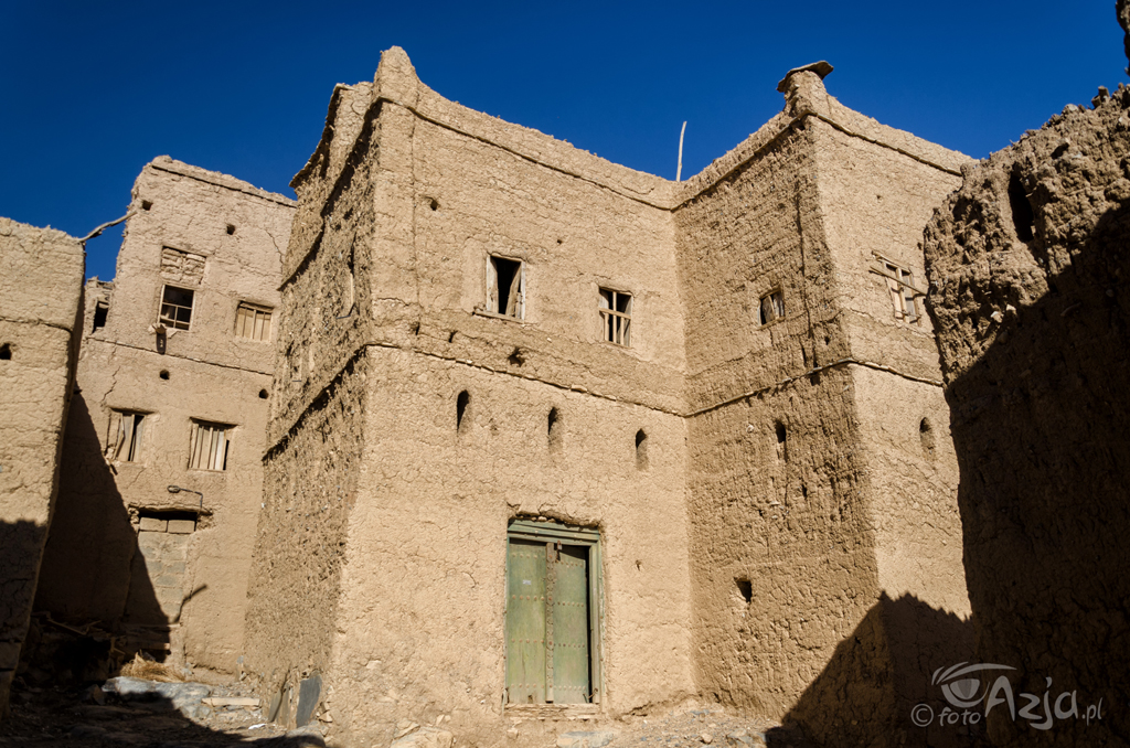 Stare budynki w stylu jemeńskim