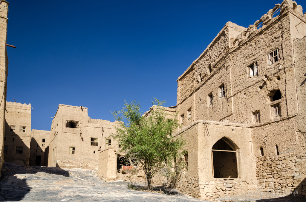 Stare budynki w stylu jemeńskim